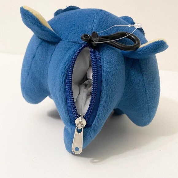 Sega Sonic The Hedgehog Plush Clip On Coin Purse Stuffed Toy - Picture 8 of 16